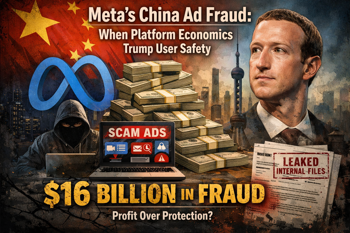 Meta's China Ad Fraud: When Platform Economics Trump User Safety